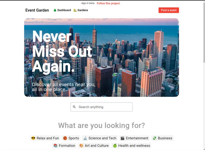 EventGarden featured